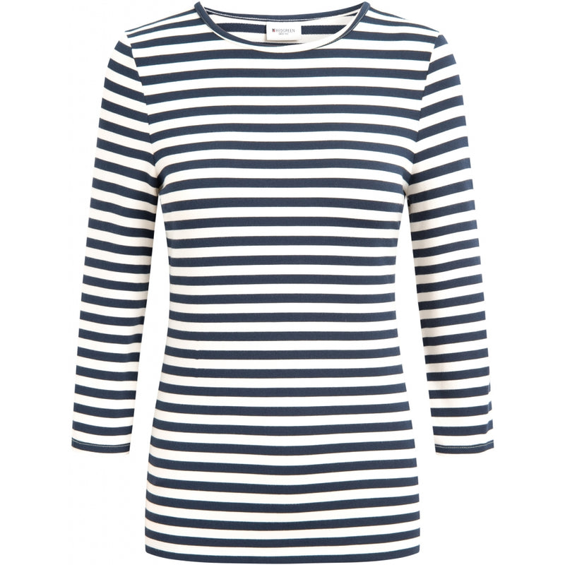 Redgreen Women Cleo 3/4 LS T-shirt Long Sleeve Tee 169 Dark Navy Stripe