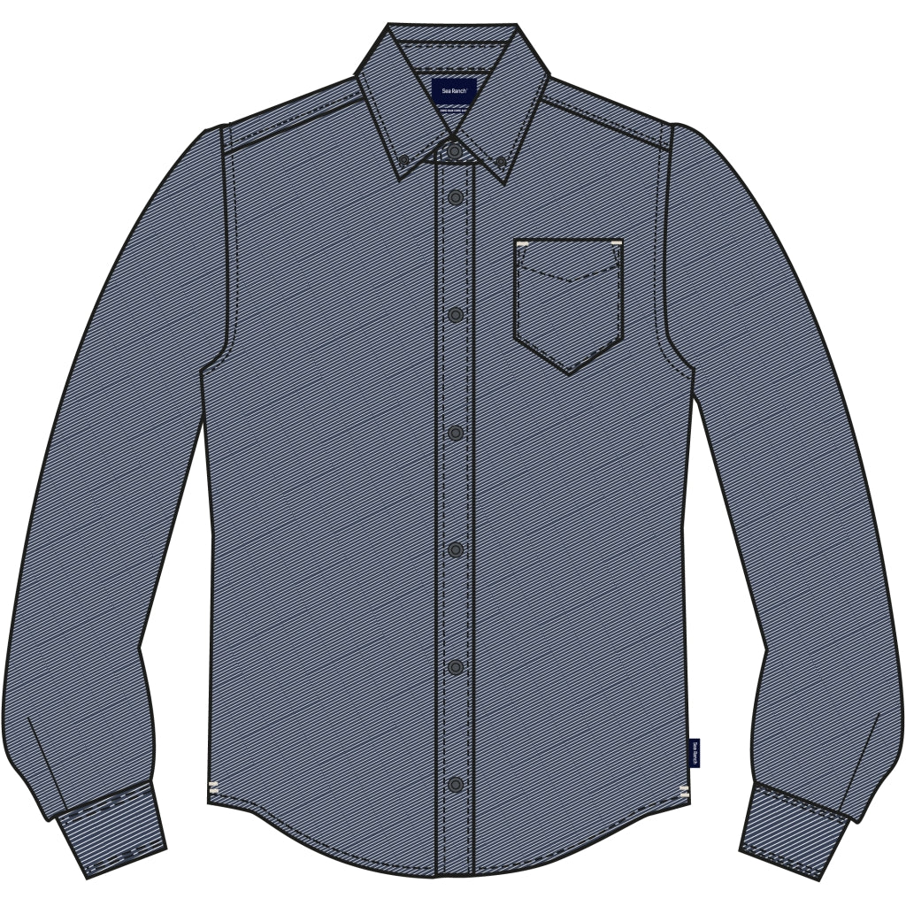Sea Ranch Cody Shirt Shirts Blue