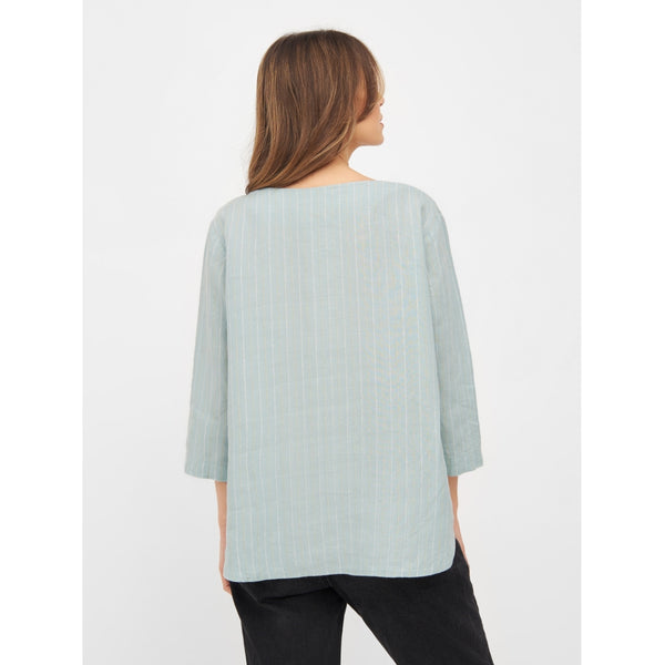 Sea Ranch Corrie Aqua Blue Blouse Aqua Blue