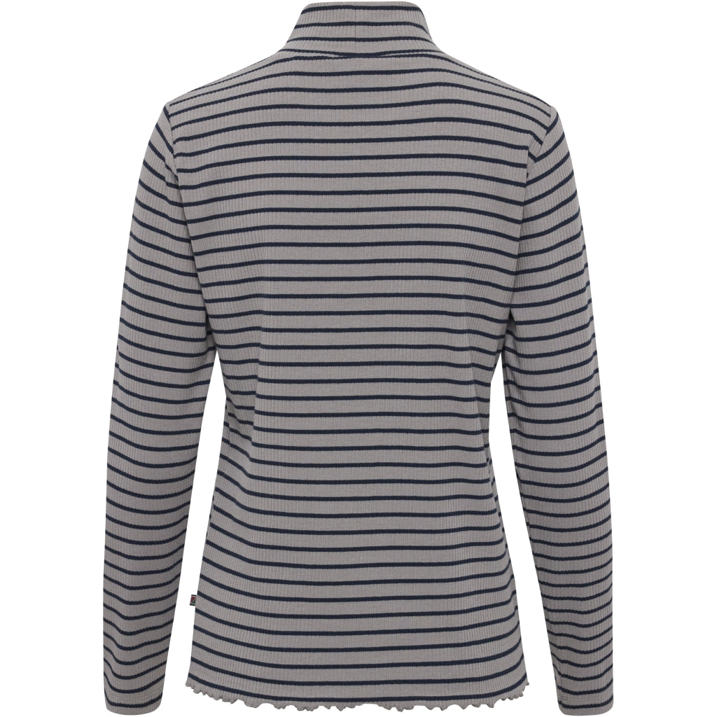 Redgreen Women Crawley Long Sleeve Tee 113 Grey Stripe