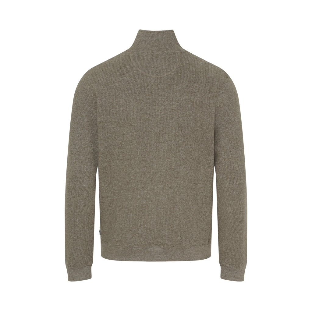 Sea Ranch Cromwell 3XL-4XL Half Zip Sweater Sweats 1978 Castanho