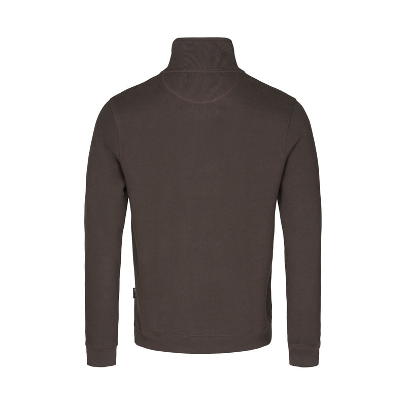 Sea Ranch Cromwell Long Sleeve Half Zip Sweater Sweats New Brown