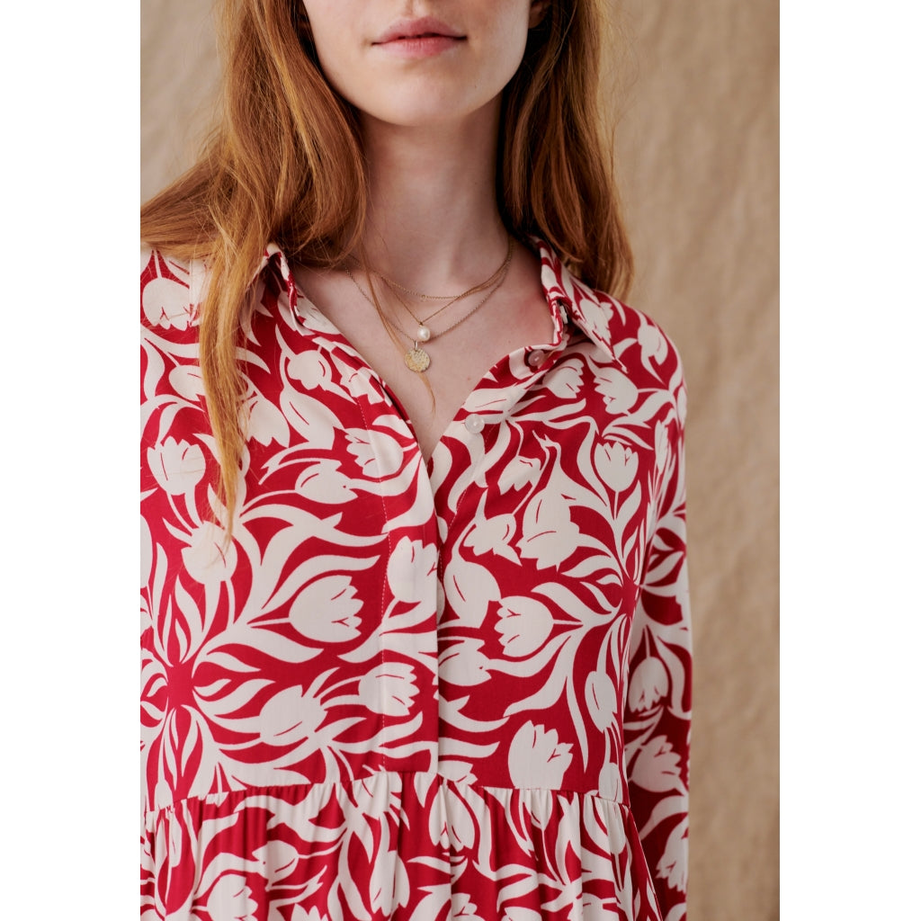 Redgreen Women Dalle Dress Dresses / Shirts 344 Red Pattern