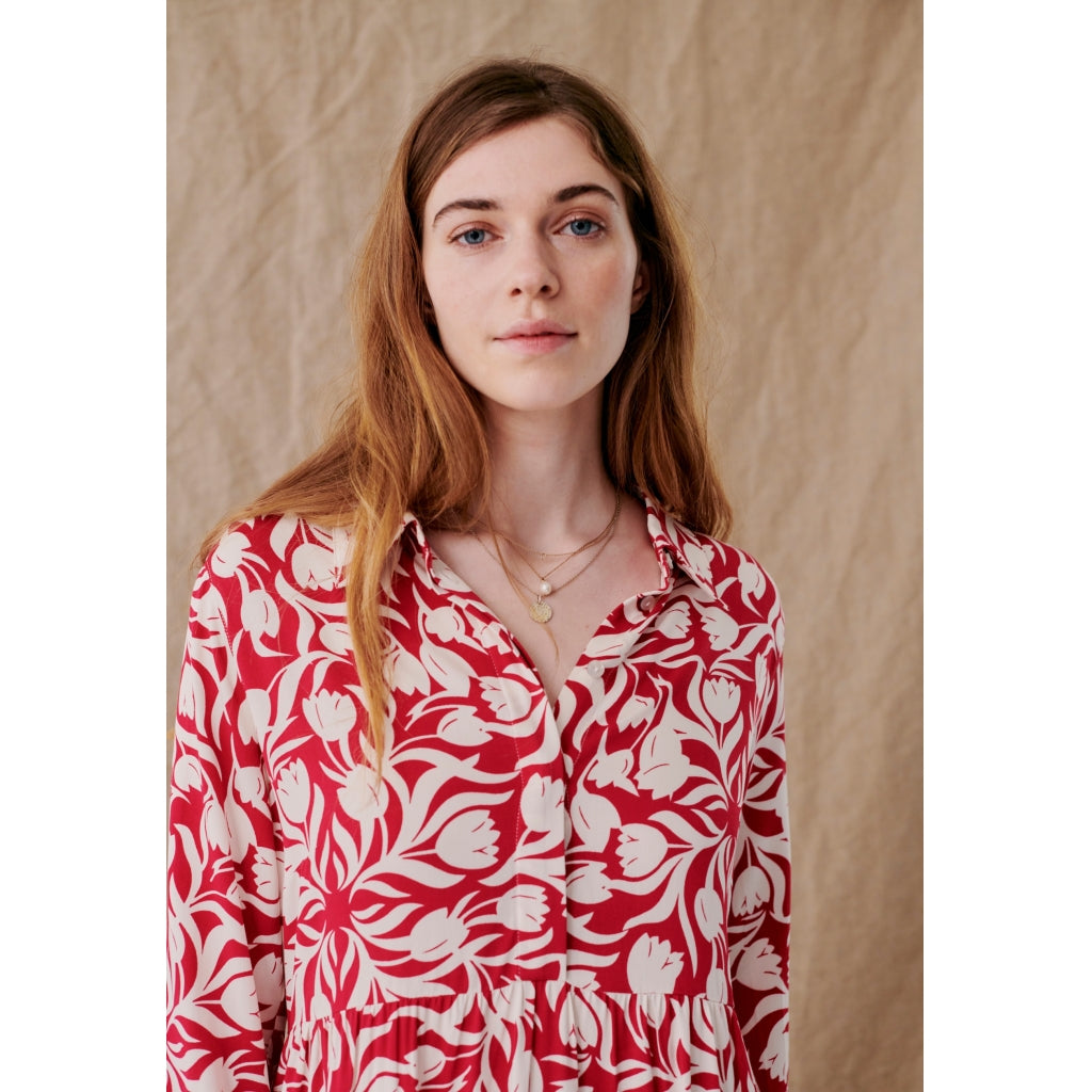 Redgreen Women Dalle Dress Dresses / Shirts 344 Red Pattern