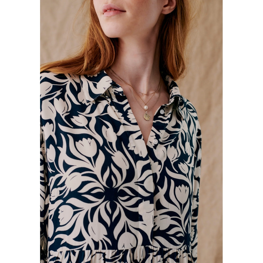 Redgreen Women Dalle Dress Dresses / Shirts 369 Dark Navy Pattern