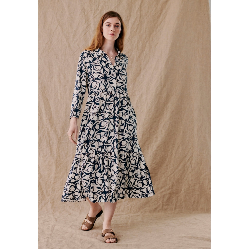 Redgreen Women Dalle Dress Dresses / Shirts 369 Dark Navy Pattern