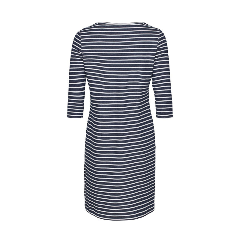 Sea Ranch Daphne Striped Long Sleeve Dress Dresses / Shirts SR Navy/Pearl