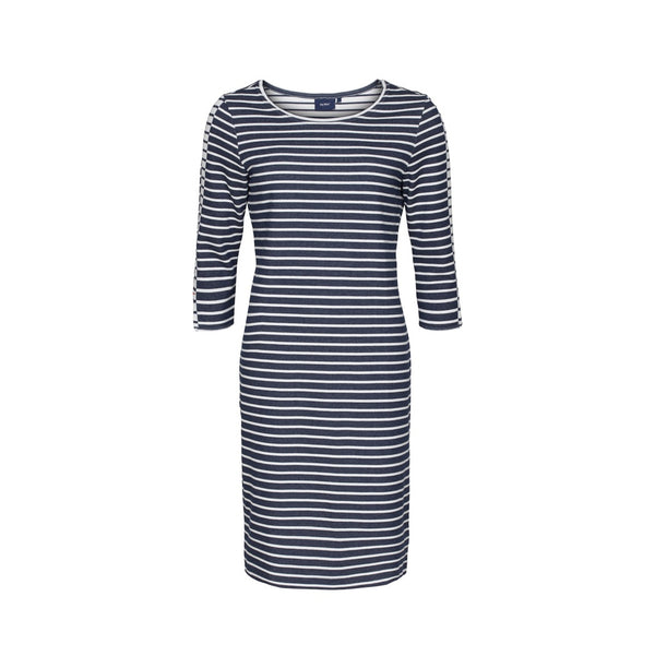 Sea Ranch Daphne Striped Long Sleeve Dress Dresses / Shirts SR Navy/Pearl