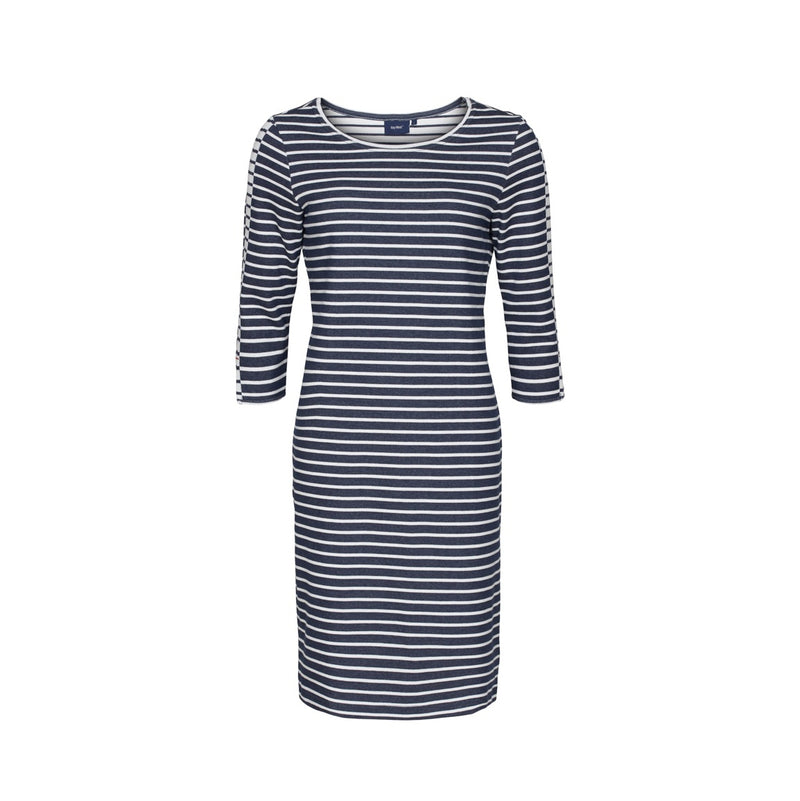 Sea Ranch Daphne Striped Long Sleeve Dress Dresses / Shirts SR Navy/Pearl