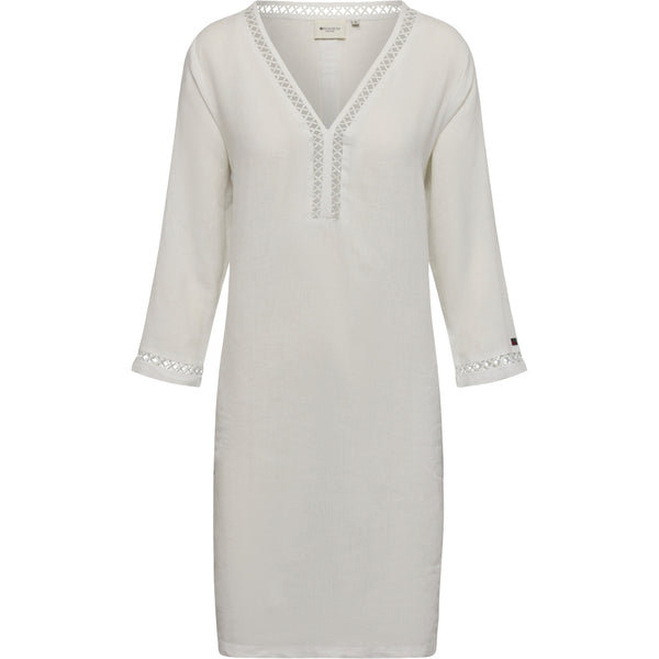 Redgreen Women Diaz Linen Dress Dresses / Shirts White