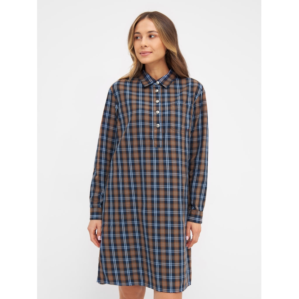 Redgreen Women Dodo Dress Dresses / Shirts 226 Brown Check