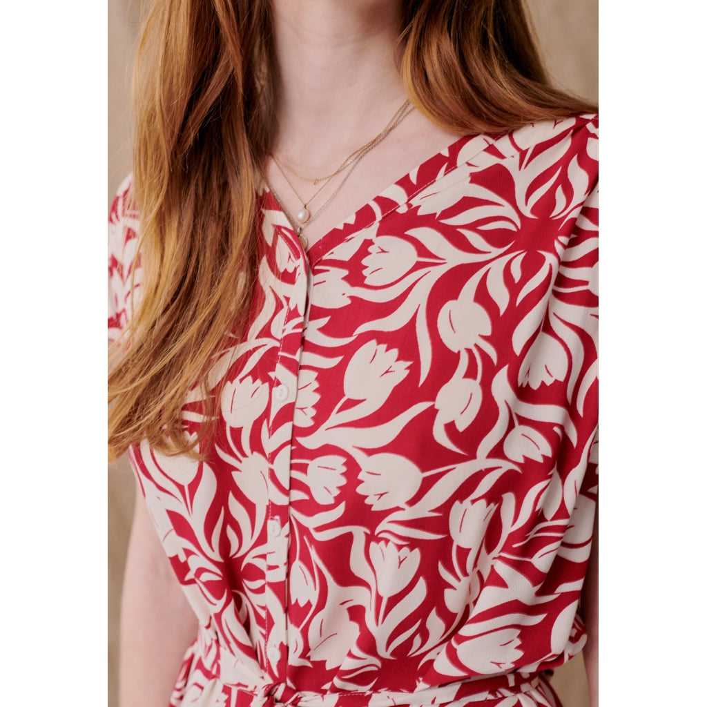 Redgreen Women Dorah Dress Dresses / Shirts 344 Red Pattern