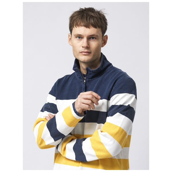 Sea Ranch Ejvind Half Zip Sweat Sweats 1132 Pearl / Warm Yellow