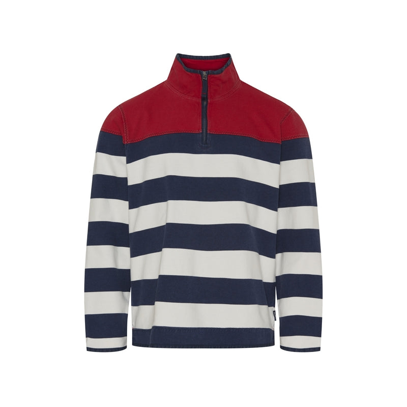 Sea Ranch Ejvind Half Zip Sweat Sweats 4177 SR Red/Pearl/SR Navy