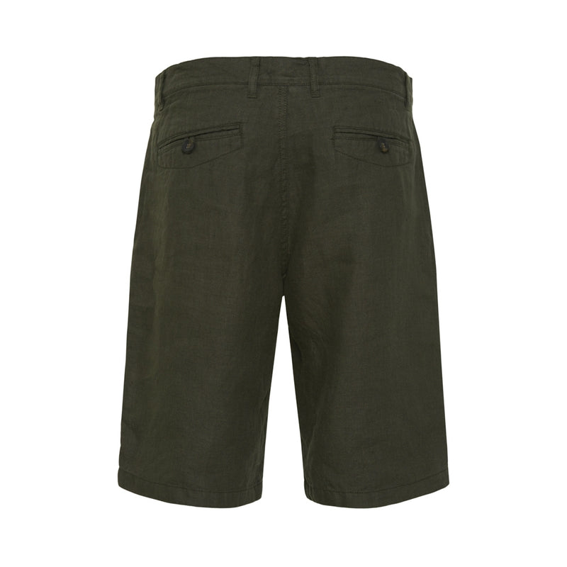 Sea Ranch Elo Linen Shorts Pants and Shorts Dark Olive Green