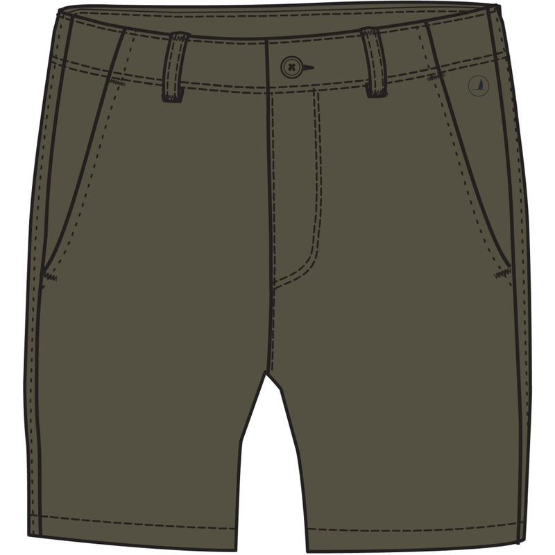 Sea Ranch Elo Linen Shorts Pants and Shorts Dark Olive Green