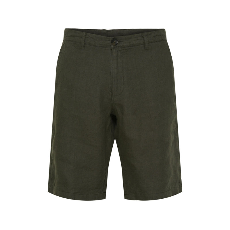 Sea Ranch Elo Linen Shorts Pants and Shorts Dark Olive Green