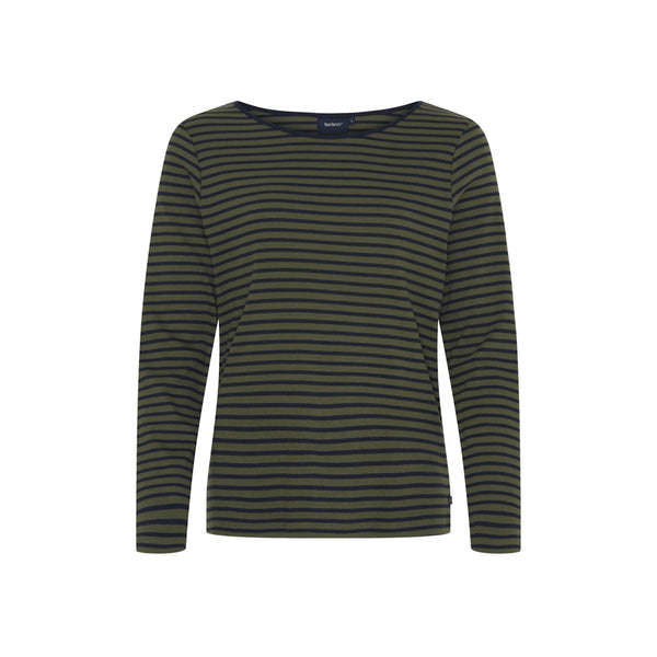 Sea Ranch Fran L/S Tee Long Sleeve Tee 5064 Olive / SR Navy