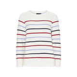 Sea Ranch Francoise Knit Knit Pearl/SR Navy/Red