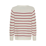 Sea Ranch Francoise Knit Knit Pearl/SR Red