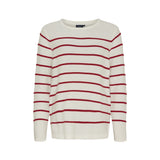 Sea Ranch Francoise Knit Knit Pearl/SR Red