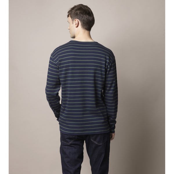 Sea Ranch Grenaa Striped Long Sleeve Tee Long Sleeve Tee 4225 SR Navy / Sycamore Green