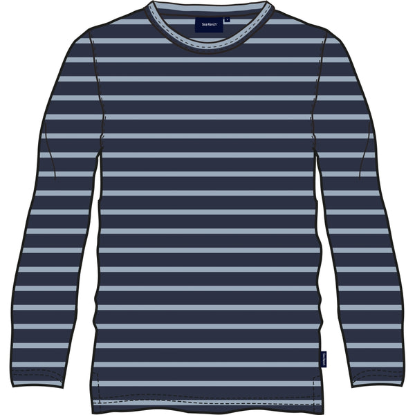 Sea Ranch Grenaa Striped Long Sleeve Tee Long Sleeve Tee 4246 SR Navy / Blue Fog