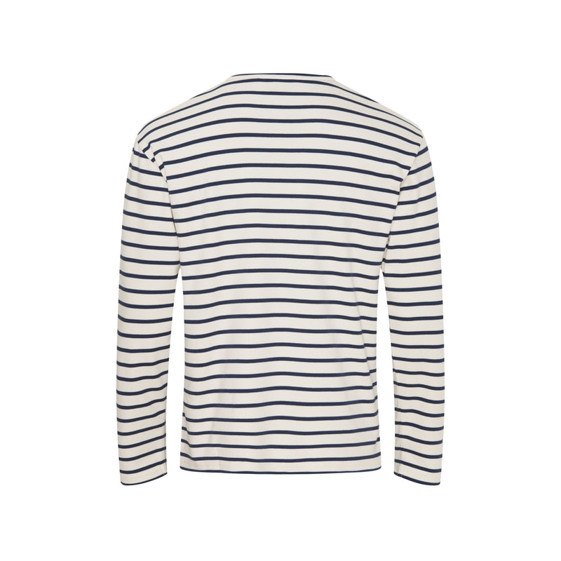 Sea Ranch Grenaa Striped Long Sleeve Tee Long Sleeve Tee Ecru/SR Navy