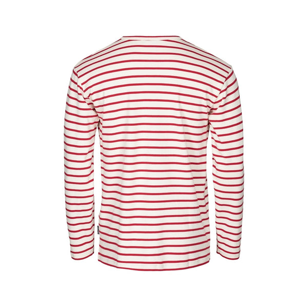 Sea Ranch Grenaa Striped Long Sleeve Tee Long Sleeve Tee Ecru/SR Red