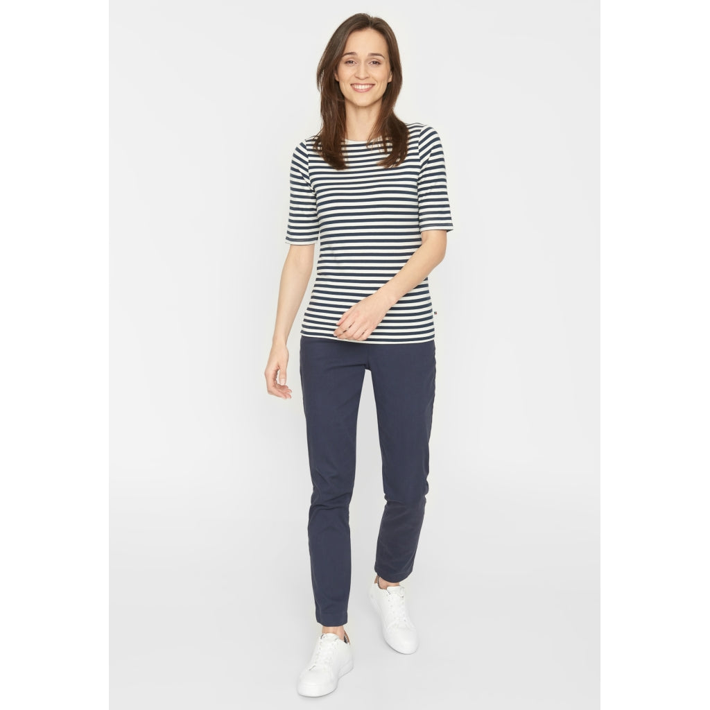 Redgreen Women Hedy kortærmet T-shirt Short Sleeve Tee 168 Navy Stripe