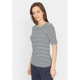 Redgreen Women Hedy kortærmet T-shirt Short Sleeve Tee 168 Navy Stripe