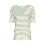 Redgreen Women Hedy kortærmet T-shirt Short Sleeve Tee 170 Green Pastel Stripe