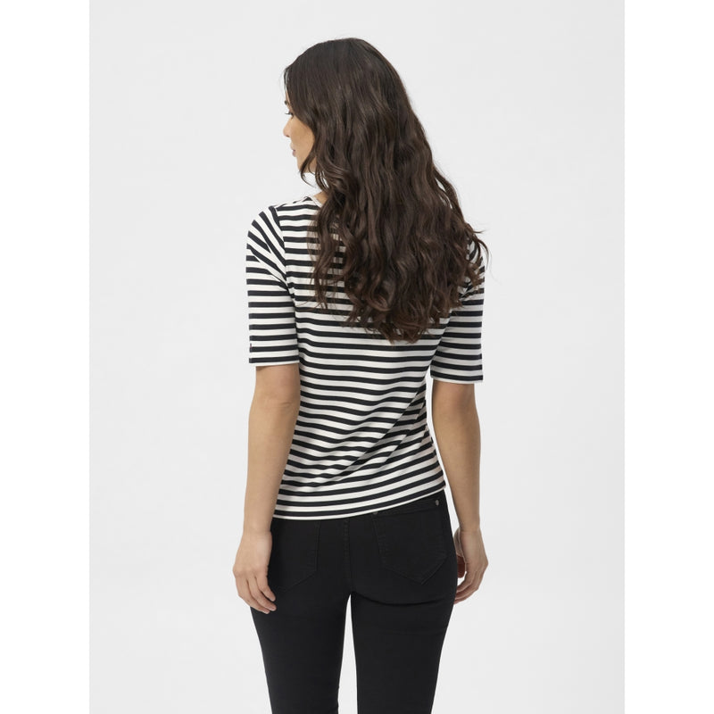Redgreen Women Hedy kortærmet T-shirt Short Sleeve Tee 199 Black Stripe