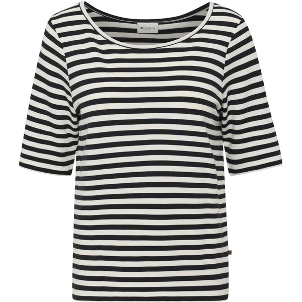 Redgreen Women Hedy kortærmet T-shirt Short Sleeve Tee 199 Black Stripe
