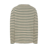 Sea Ranch Hugo Striped Long Sleeve Tee Long Sleeve Tee 5027 Ecru/Duck Green