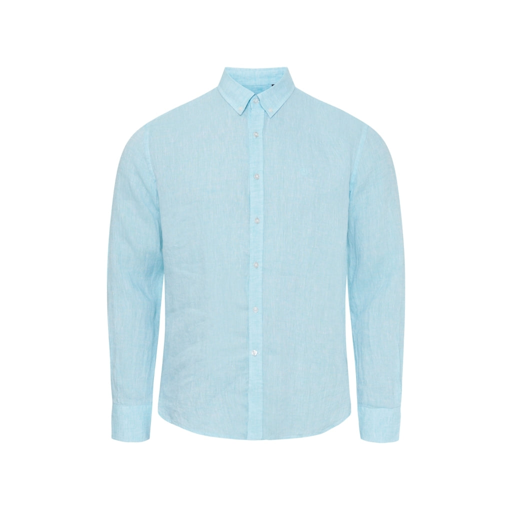 Sea Ranch Hyeres Long Sleeve Shirt Shirts Aqua Blue