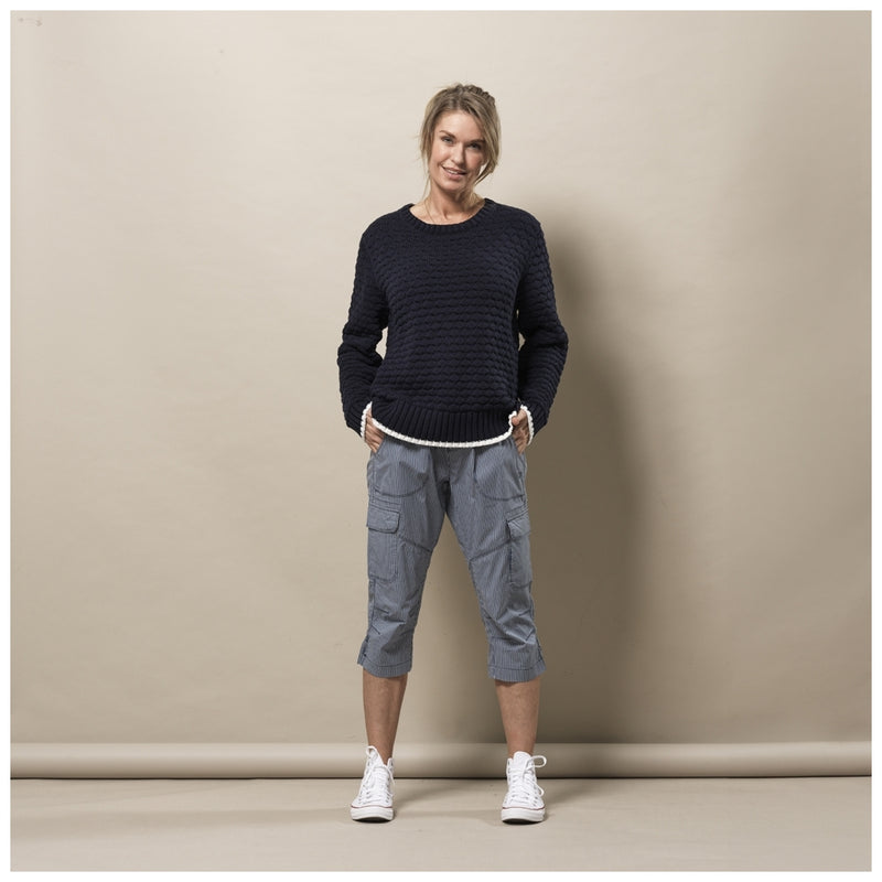Sea Ranch Janey bubble Knit Knit SR Navy