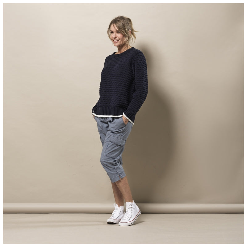 Sea Ranch Janey bubble Knit Knit SR Navy