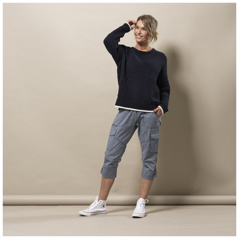 Sea Ranch Janey bubble Knit Knit SR Navy