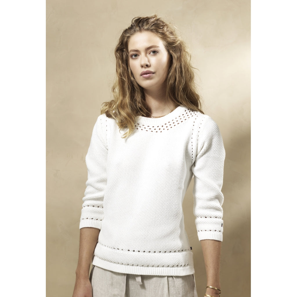 Redgreen Women Jeanet Knit Knit Off White