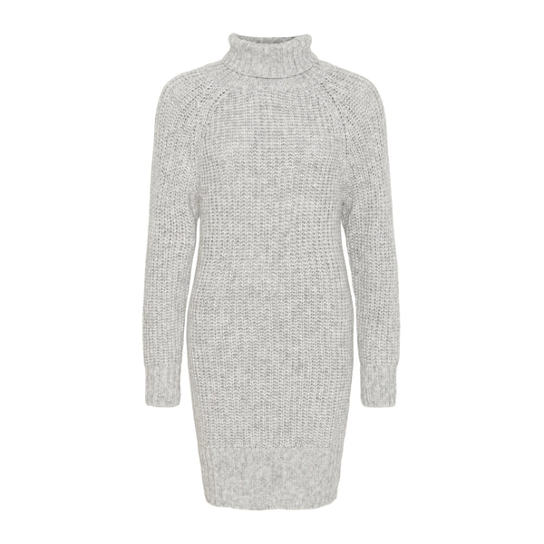 Jenna Knit Dress - Light Grey