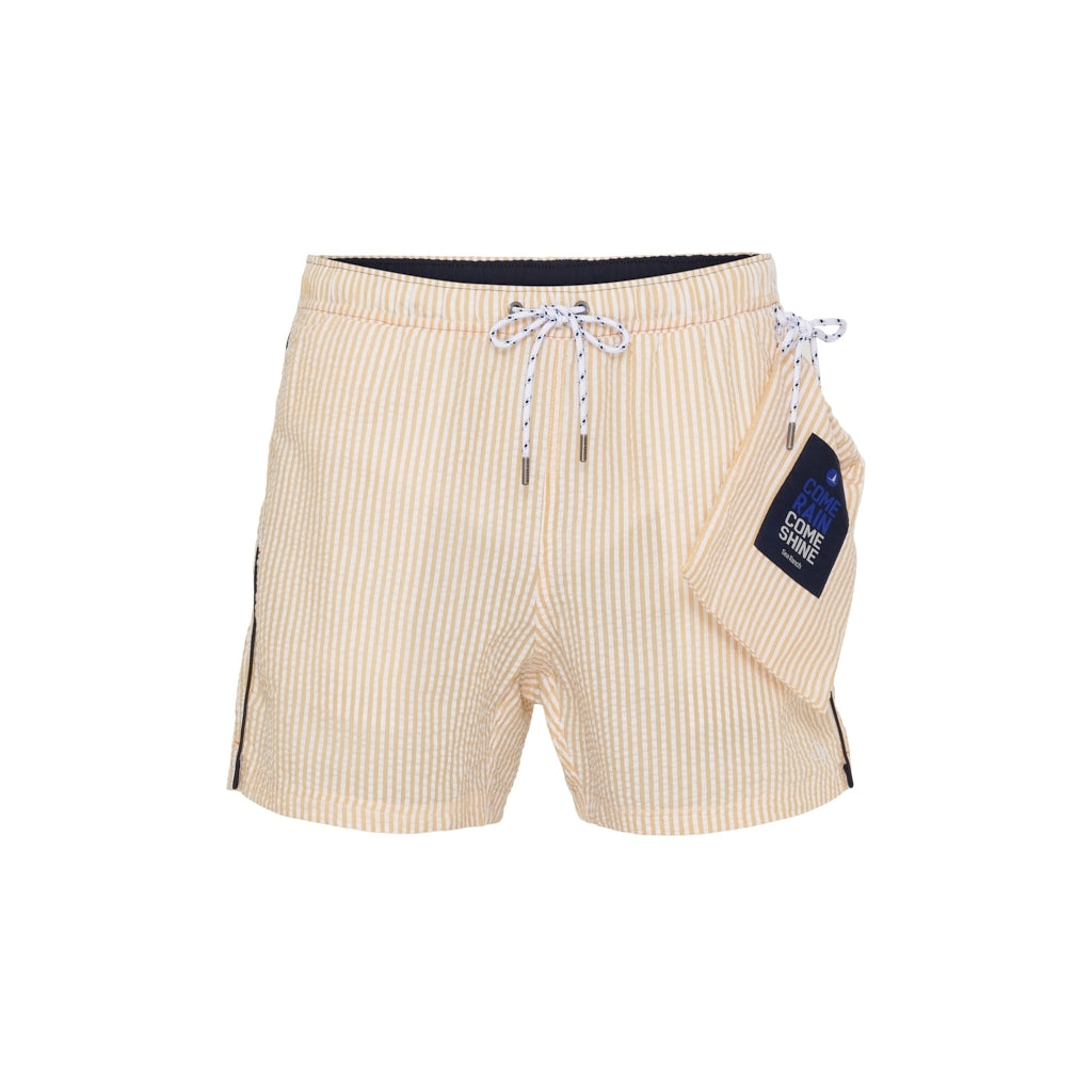 Sea Ranch Jeppe Swimshorts Swim Shorts 2507 Bright Orange / White