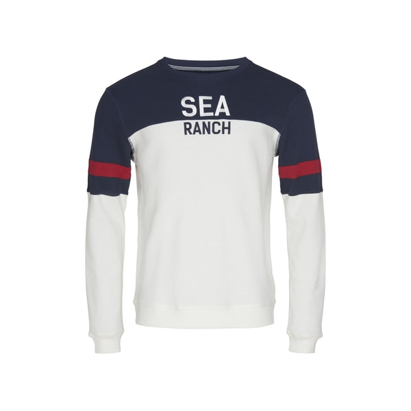 Josh Colourblock Sweatshirt - SR Navy/Pearl
