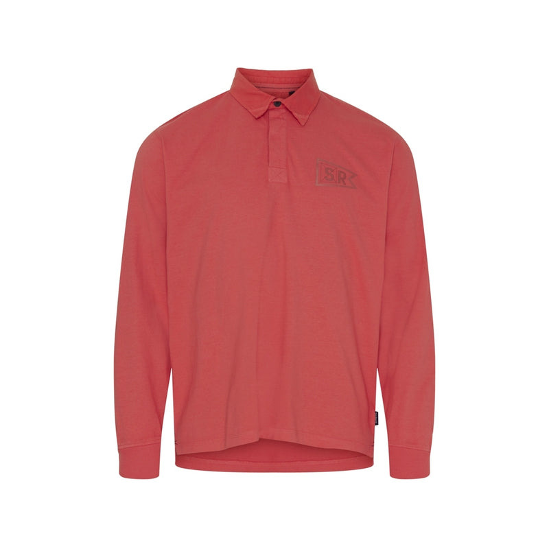 Sea Ranch Karl Rugby Long Sleeve Tee Sharon Red