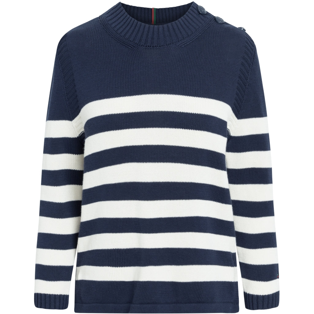 Redgreen Women Kathleen Knit Knit 169 Dark Navy Stripe
