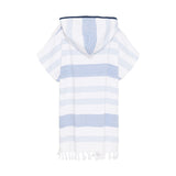 Sea Ranch Kids Bondi Beach Poncho Towels 4196 Federal Blue / White