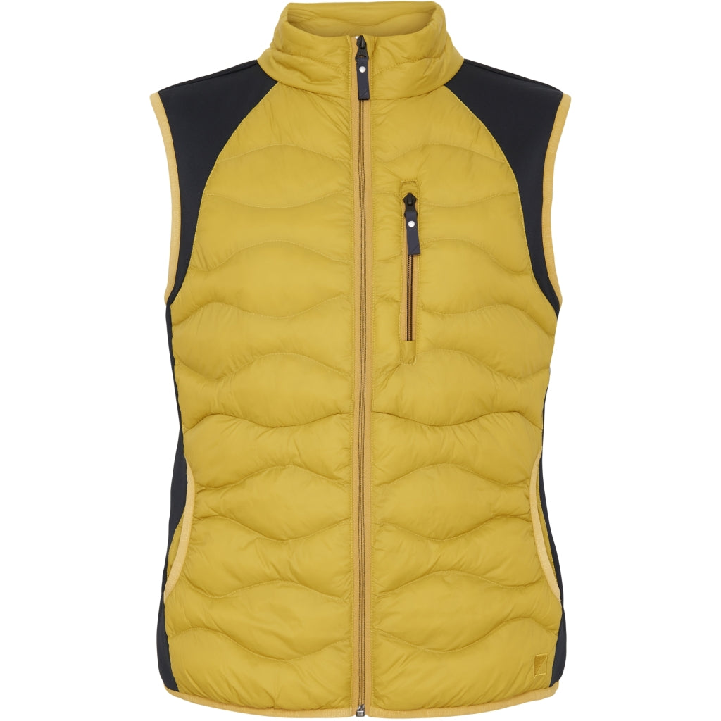Redgreen Women Lady Vest Vest 037 Mid Yellow