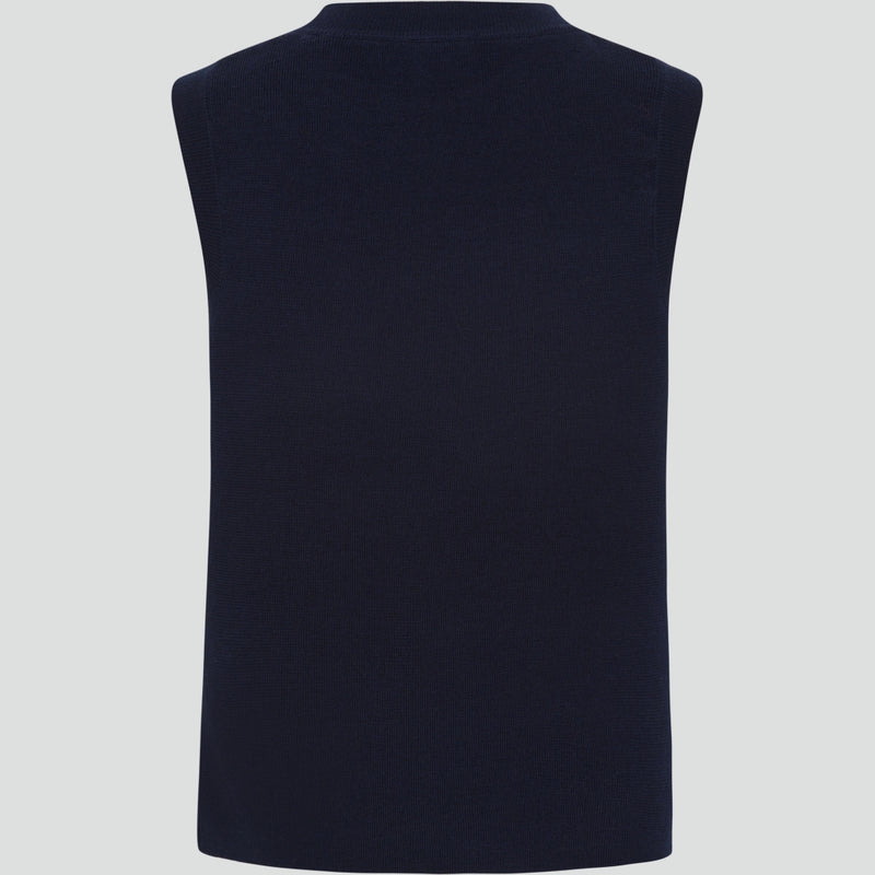 Redgreen Women Lera Knit Vest Knit 069 Dark Navy