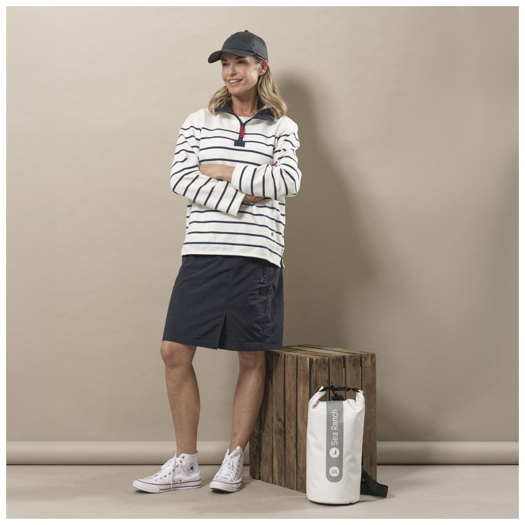 Sea Ranch Liddy Sweatshirt Sweats Pearl/SR Navy