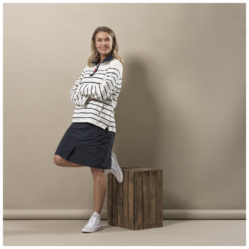 Sea Ranch Liddy Sweatshirt Sweats Pearl/SR Navy